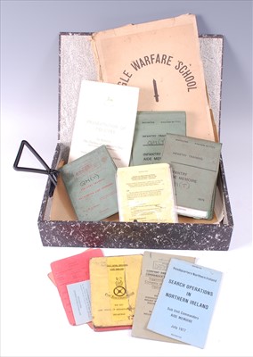 Lot 234 - A collection of military handbooks and manuals to include
