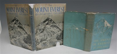 Lot 2005 - SHIPTON Eric, The Mount Everest Reconnaissance...
