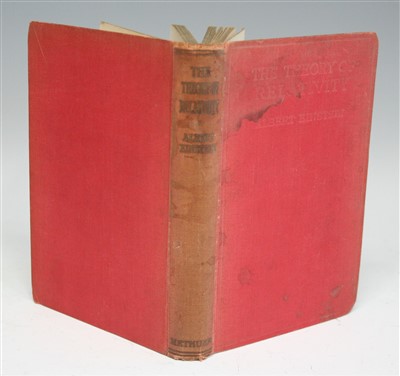 Lot 2006 - EINSTEIN, Albert. Ph.D. Relativity, the...