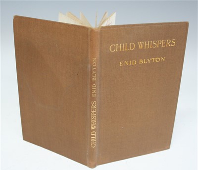 Lot 2008 - BLYTON, Enid. Child Whispers. J. Saville & Co,...