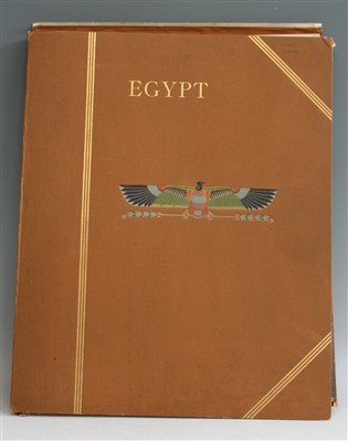 Lot 2014 - JUNGHAENDEL, J.M. Egypt. Heliogravures After...