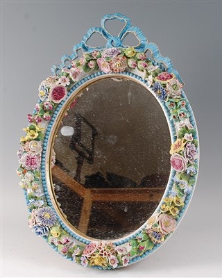 Lot 1072 - A 19th century Meissen porcelain easel...