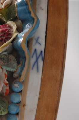 Lot 1072 - A 19th century Meissen porcelain easel...