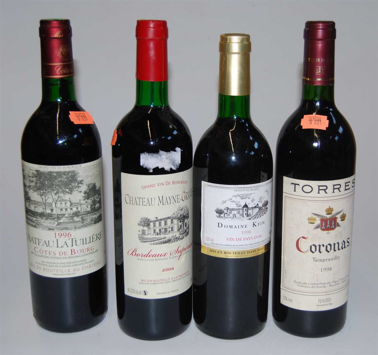 Lot 1047 - Château la Tuiliere, 1996, Côtes de Bourg,...