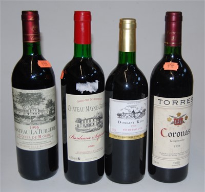 Lot 1047 - Château la Tuiliere, 1996, Côtes de Bourg,...