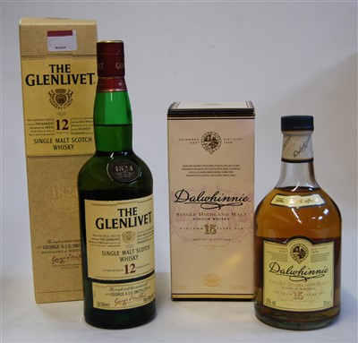 Lot 1339 - The Glenlivet 12 year old single malt Scotch...