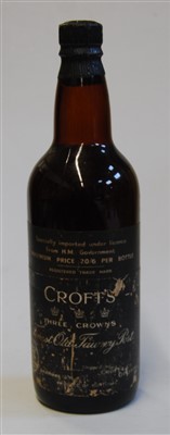 Lot 1286 - Croft's Three Crowns finest old tawny port,...