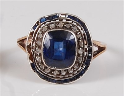 Lot 2135 - An early 19th century rose and white metal,...