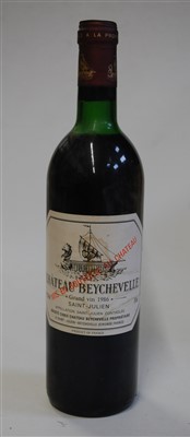 Lot 1053 - Château Beychevelle, 1986, Saint Julien, one...