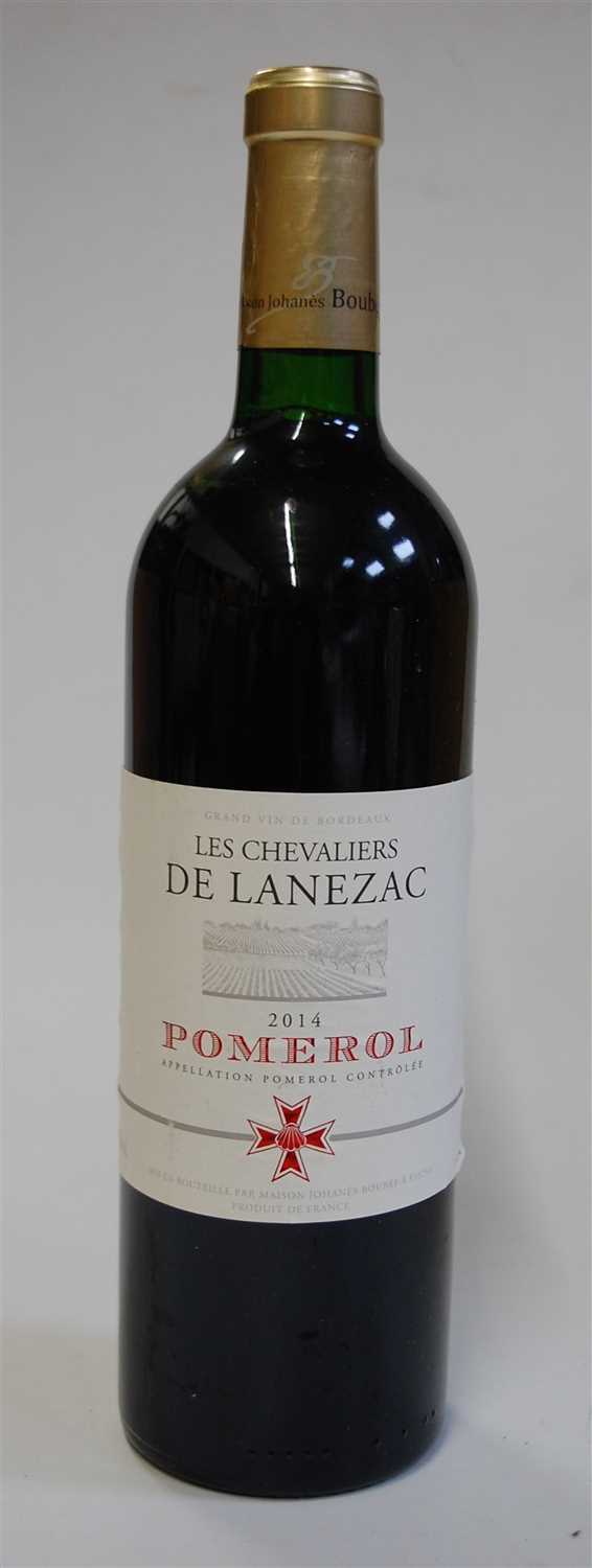 Lot 1055 - Les Chevaliers de Lanezac, 2014, Pomerol, six...