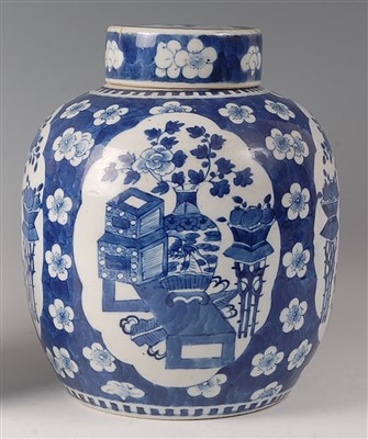 Lot 2314 - A late 19th century Chinese blue and white...