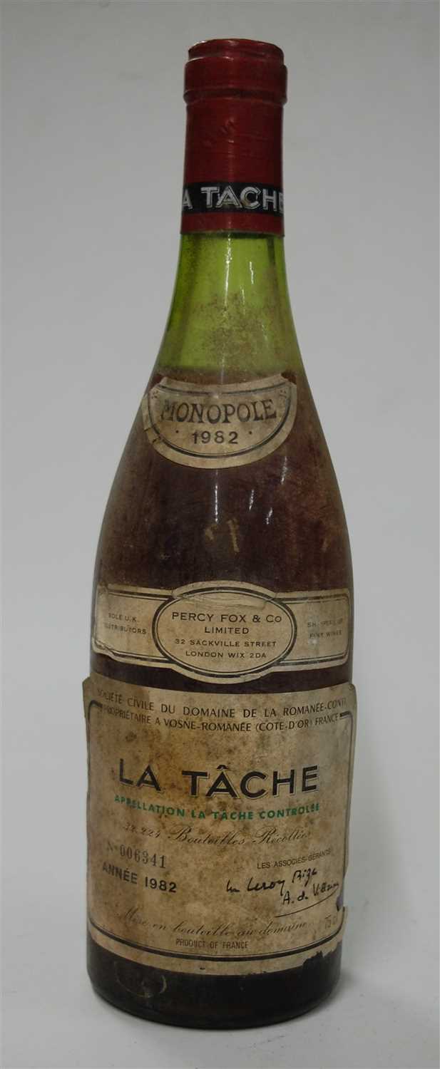 Lot 1076 - La Tâche Monopole, 1982, Domaine de la Romanee-...