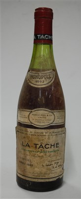 Lot 1076 - La Tâche Monopole, 1982, Domaine de la Romanee-...