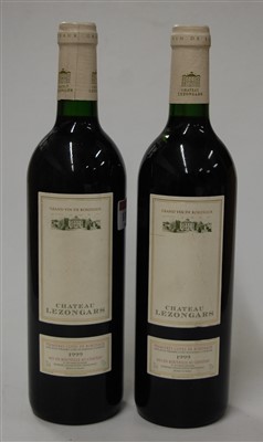 Lot 1107 - Château Lezongars, 1999, Côtes de Bordeaux,...