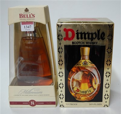 Lot 1347 - Bell's Extra Special 2000 Millennium aged 8...