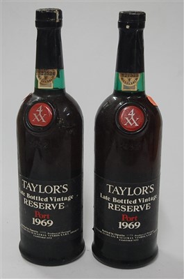 Lot 1233 - Taylor's LBV Reserve, 1969 port, two bottles