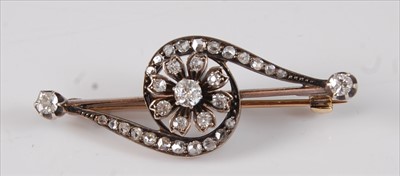 Lot 2213 - A late Victorian yellow and white metal...