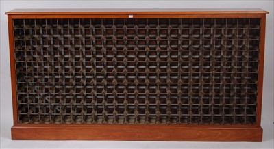 Lot 1426 - An extremely large figured walnut, oak cross...