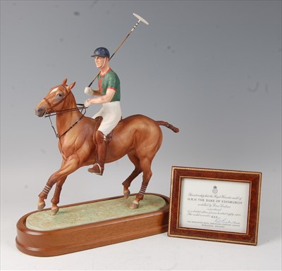 Lot 2039 - A Royal Worcester model of HRH The Duke of...