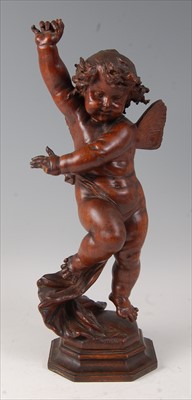 Lot 2293 - A 19th century continental polished walnut...