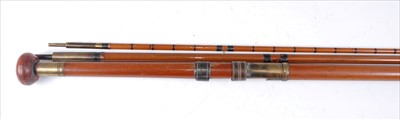 Lot 484 - A Victorian 16' salmon rod