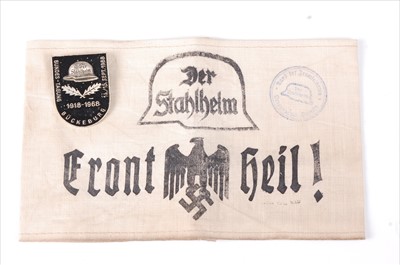 Lot 434 - A German Der Stahlhelm armband