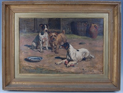 Lot 1354 - John Ley Pethybridge (1865-1905) - Foxhounds...
