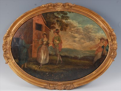 Lot 2370 - Circa 1800 continental school - The Wedding,...