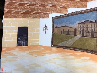 Lot 1429 - Jackson - Château Figeac, lithograph, signed...