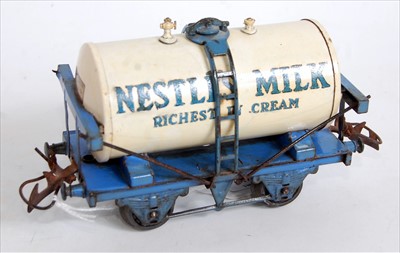 Lot 455 - Hornby 1936-9 Nestles Milk tank wagon – white...