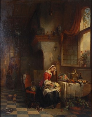 Lot 2367 - Adrien Verhoeven-Ball (Belgian 1824-1882) -...