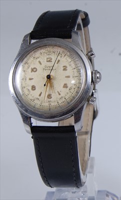 Lot 2237 - A gent's Girard Perrigaux Telemetre steel...