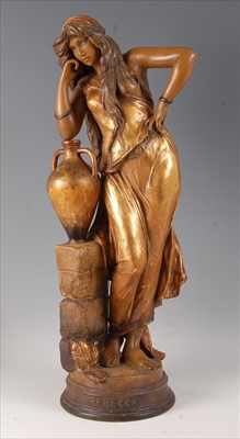 Lot 2066 - An early 20th century Goldscheider Art Nouveau...