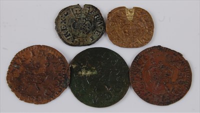 Lot 27 - England, Charles I (1625-1649) rose farthing