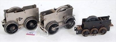 Lot 346 - Three clockwork mechanisms: Hornby No. 2 with...