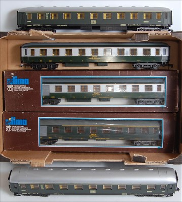 Lot 353 - Five Lima Continental bogie coaches: SNCF 1st...