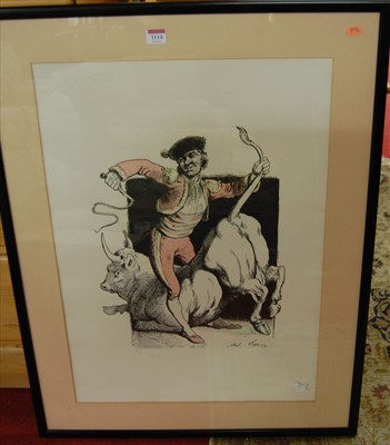 Lot 1114 - A limited edition colour lithograph of a...