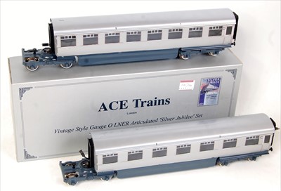 Lot 407 - ACE Trains Silver Jubilee coach sets A,B,C,...