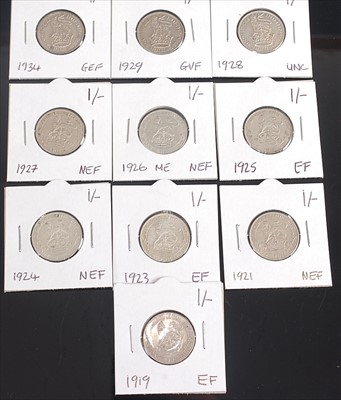 Lot 105 - Great Britain, 1919 shilling