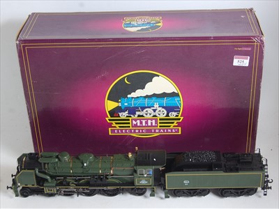 Lot 525 - A MTH trains Chapelan 4-6-2 engine and tender...