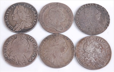 Lot 111 - Great Britain, 1696 sixpence
