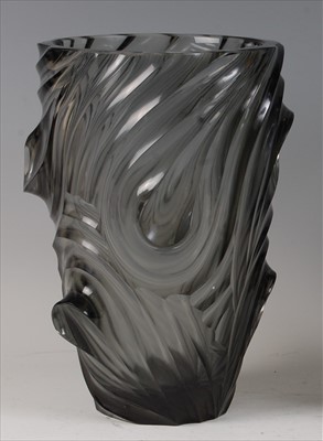 Lot 50 - A mid-20th century French heavy moulded smoked...