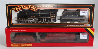 Lot 704 - Two locos and tenders: Mainline 4-6-0 rebuilt...