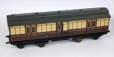 Lot 538 - Gauge 1 Carette GWR clerestory full brake,...