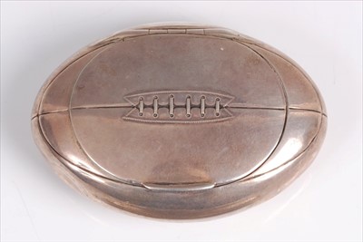 Lot 108 - An unusual early 20th century novelty silver...