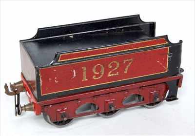 Lot 589 - Bassett Lowke "1927" 6-wheel tender for Duke...