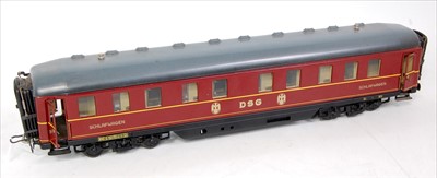 Lot 590 - Fulgarex DSG bogie coach Schlafwagen, maroon,...