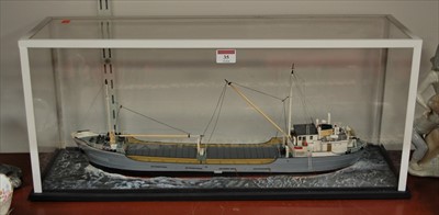 Lot 35 - A scale model of the fishing trawler Noordborg,...