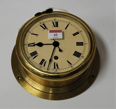 Lot 41 - An F.W. Elliott Ltd of Croydon brass cased...