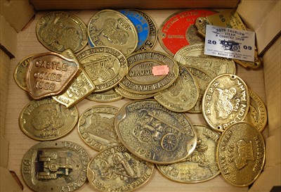 Lot 113 - A collection of principally pressed brass...